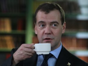 Премьер министр России Медведев