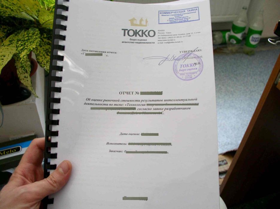 Отчет об оценке