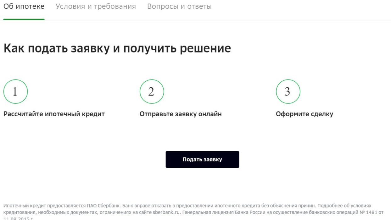 предоставление кредита